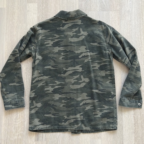 Topshop Camo Shirt Jacket - Picture 2 of 6